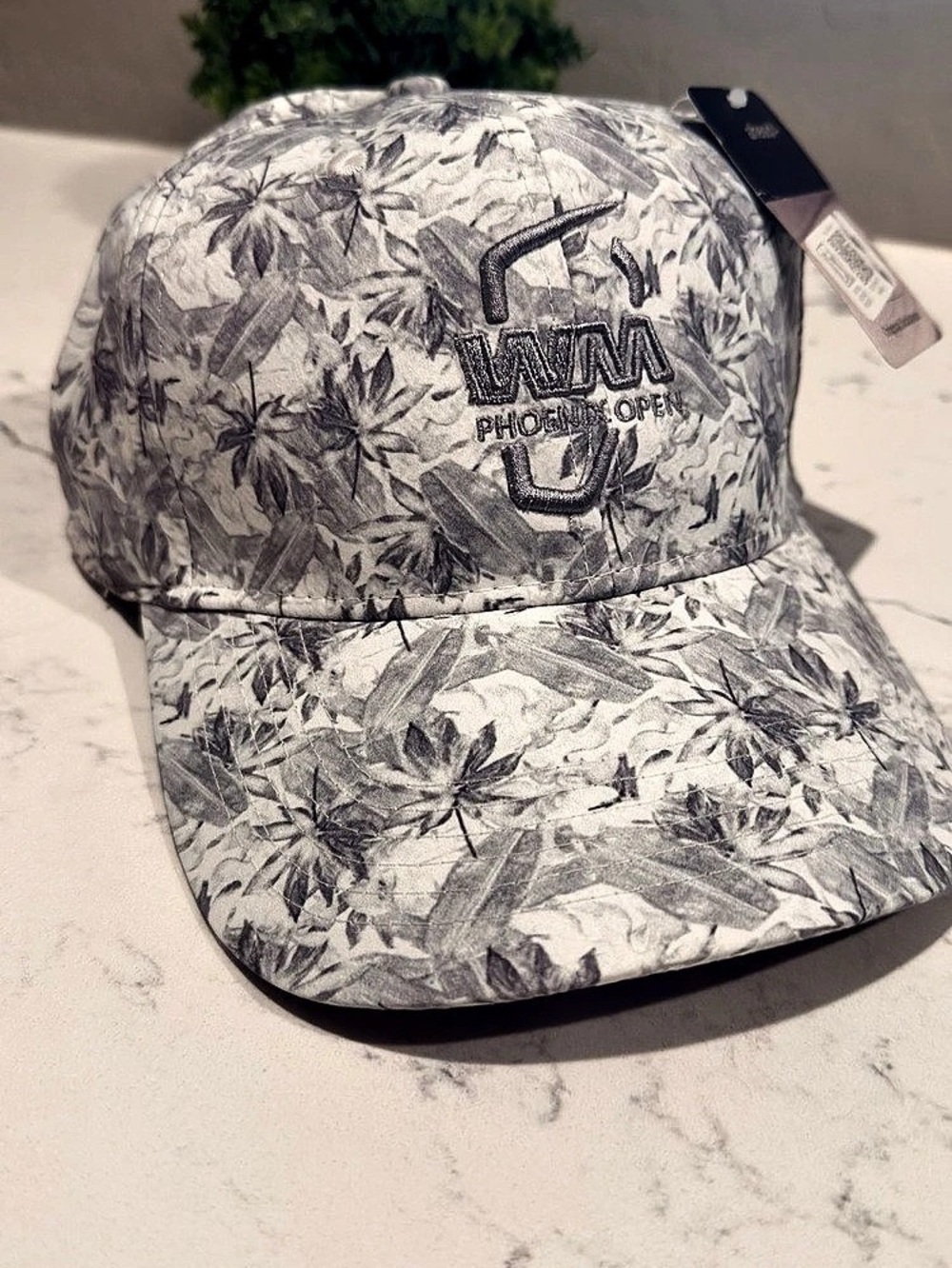 Waste Management 30Phoenix Open Floral Golf Hat Gray & White